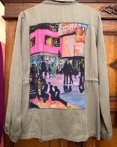 Rayon Jacket - Times Square at Night