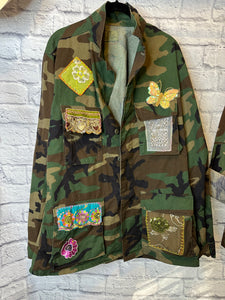 Camo Jacket - Decorated  - Greens