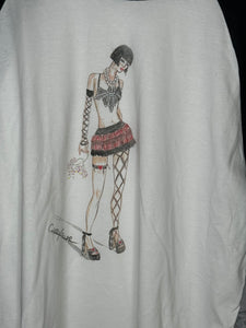 Fashionista Tee - Art Tees - "Bling Contemplation"